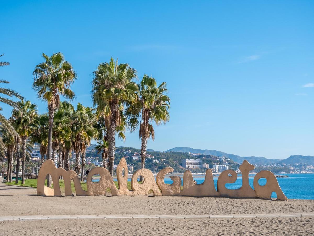 La Malagueta Beach - New Release Málaga Eksteriør billede